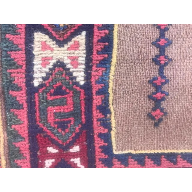 Vintage Soumak Shahsavand Kilim For Sale - Image 9 of 13
