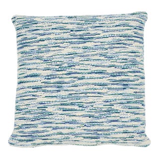 Schumacher Walker 18" Pillow in Blues For Sale