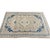 1920s Antique Rug 3x5 | Soft Beige & Blue With Delicate Geometric Medallion For Sale - Image 5 of 5