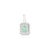 Certified 9.3 Ct Natural Emerald Pendant With Diamond Halo in 925 Silver For Sale - Image 4 of 11