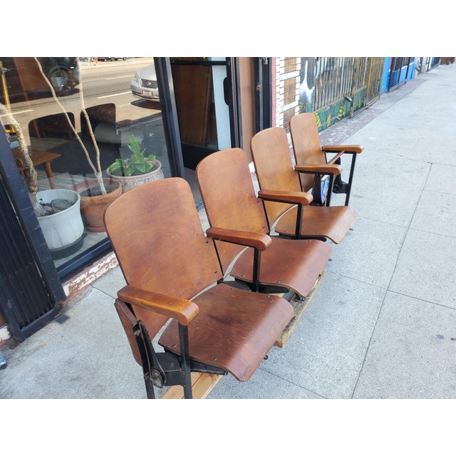 Vintage Theater Seat Row For Sale - Image 14 of 14