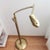Tall Modernist Golden Height Adjustable Floor Lamp 1970s For Sale - Image 4 of 17