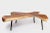 Modern One Slab Living Edge Coffee Table With Black Iron Legs 48 For Sale - Image 3 of 6