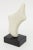 Vintage Carrara Marble and Black Resin Abstract Sculpture, 1980's For Sale - Image 10 of 11