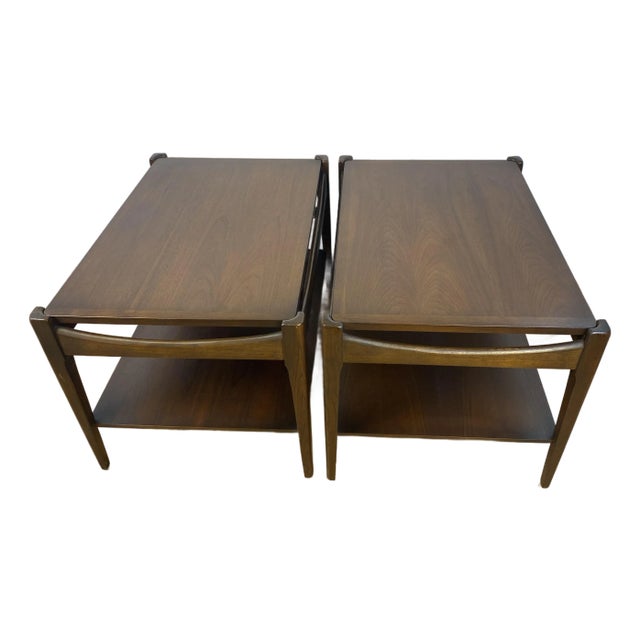 Pair of Mid Century End Tables For Sale