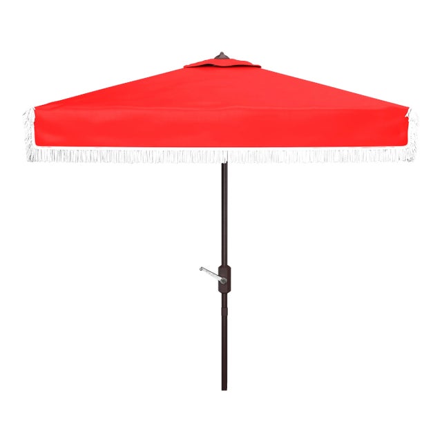 Milan 7.5 Square Umbrella - Red For Sale