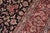 1990s Traditional Kashan 1990's Medallion Pak-Persian Black/Red Wool Rug - 9'0'' X 12'3'' For Sale - Image 5 of 9