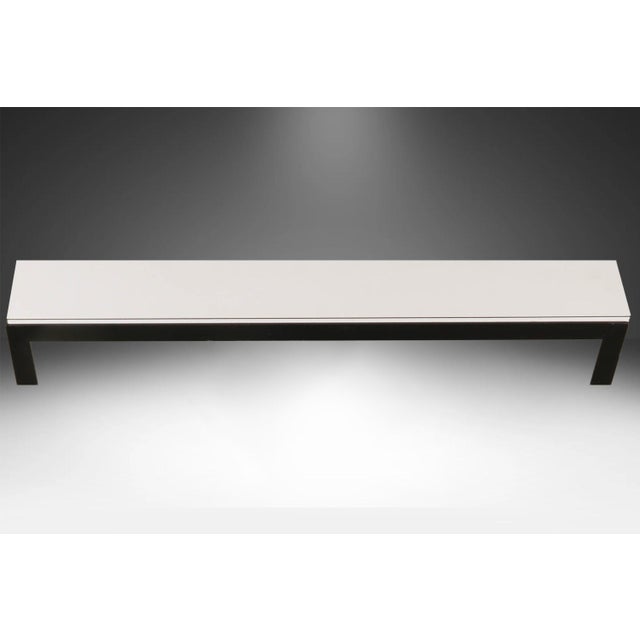 Vintage Mid-Century Florence Knoll "T-Angle" Square Dining / Work Table For Sale - Image 10 of 13