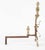 Metal Pair of English Regency Etched Brass Andirons For Sale - Image 7 of 7