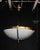 An impressive large-scale mid-century ceiling light dating to circa 1960, combining a brilliant white opaline bowl with...