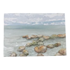 Nancy Smith Signed Original Watercolor Seascape "The View From Beer Can Alley"