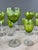 Green Antique Baccarat Green Crystal Glassware Set, Set of 12 For Sale - Image 8 of 11