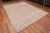 Modern Hand Knotted Cream Area Rug For Sale - Image 4 of 8