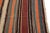1960s Vintage Turkish Kilim Multicolor Handmade Stripes Wool Runner For Sale - Image 4 of 8