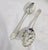 Georgian Sterling Silver Fruit Serving Spoons, London, 1737 & 1763, Set of 2 For Sale - Image 3 of 18