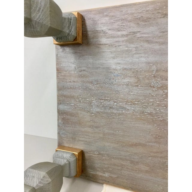 Brown Repurposed Low Meditation Table/Plant Stand For Sale - Image 8 of 13