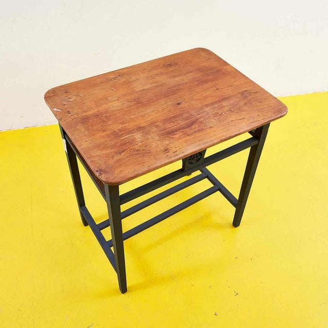 Handcrafted Wooden Coffee Table For Sale - Image 3 of 6