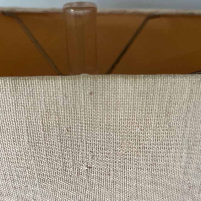 Tan Vintage Brutalist Casual Lamps of California Table Lamp For Sale - Image 8 of 12