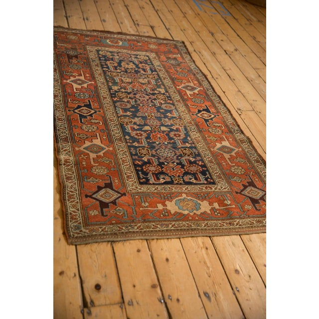 Textile Antique Kurdish Hamadan Rug - 3'9" X 6'7" For Sale - Image 7 of 11