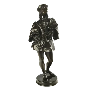 Bronze Gringoire Sculpture by Paul Filhastre