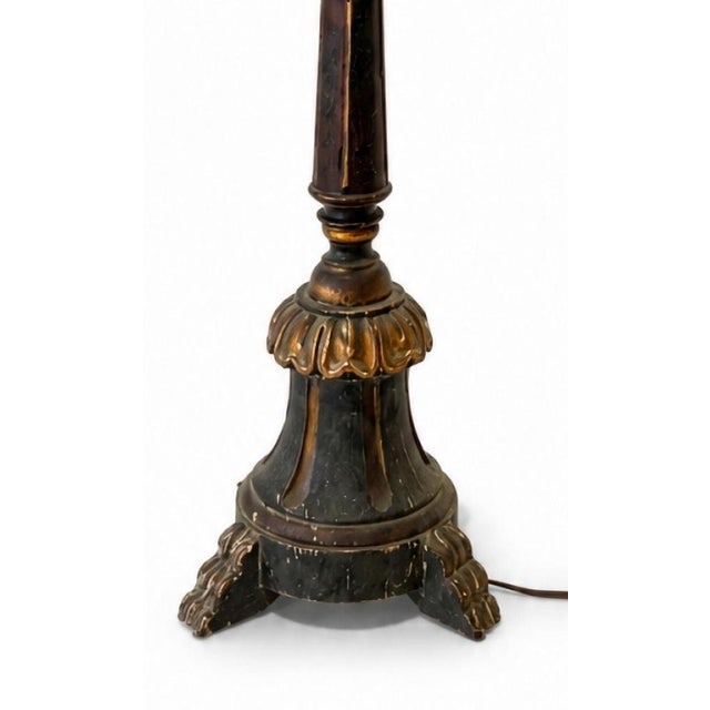 Large Portuguese Torch Holder, 1800s For Sale - Image 5 of 6