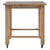 Wood 20th Century Belgian Wooden Side Table on Wheels For Sale - Image 7 of 18
