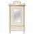 White Small French Bamboo Wardrobe with Mirror, 1900 For Sale - Image 8 of 8