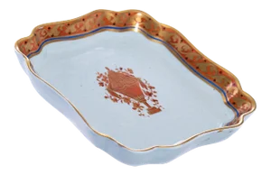 Small Mottahedeh Square Scalloped Dish
