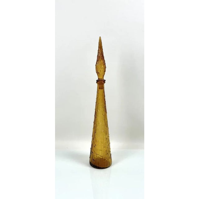 Vintage Glass Empoli Decanter, 1960s For Sale - Image 6 of 11