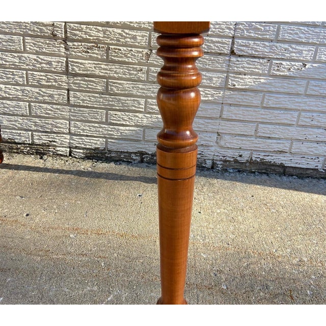 Vintage Tell City Hard Rock Maple Dining Table With Andover Finish