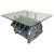 A spectacular piece of automotive-inspired furniture, this bespoke coffee table is created around an authentic ferrari v8...