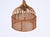Mid-Century Modern French Riviera Round Pendant in Rattan and Wicker, Italy, 1970s For Sale - Image 3 of 12