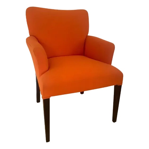 Attributed to Brueton Modern Orange Side Chair For Sale