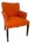 Attributed to Brueton Modern Orange Side Chair For Sale