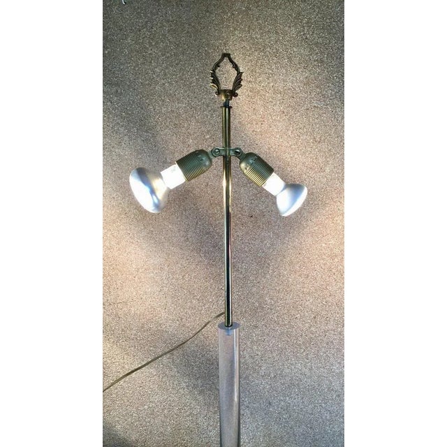 Metal Vintage Table Lamp in Brass, 1970 For Sale - Image 7 of 13