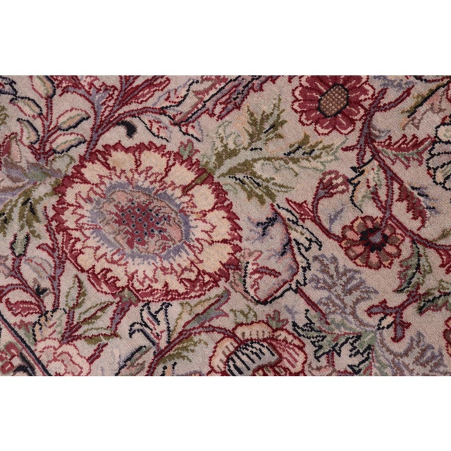 Boho Chic Pak-Persian Gray/Gray Wool Rug - 10'2'' X 14'0'' For Sale - Image 4 of 8