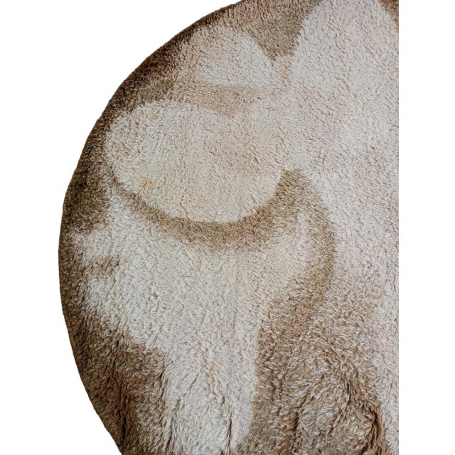 Round Rug in Virgin Wool from Desso, Holland, 1970s For Sale - Image 11 of 16