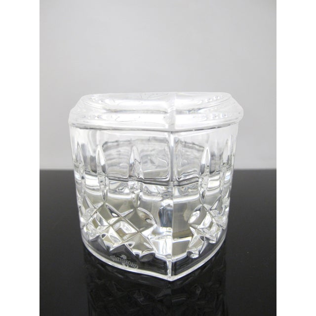 Traditional Waterford Crystal 2003 Songs of Christmas Silver Bells Music Box W/Original Box For Sale - Image 3 of 10