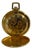 Vintage Colibri 17 Jewel Swiss Mechanical Skeleton Pocket Watch Gold Tone Made Usa 1970s-1980s For Sale