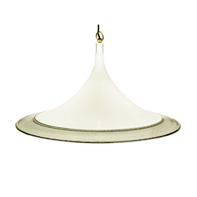 Lino Tagliapietra Italian Murano Glass Pendant Lamp by Lino Tagliapietra for Effetre, 1980s For Sale - Image 4 of 15