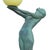 6' Art Deco "Clarte" Biba Nude Green Patina Floor Lamp, Max Le Verrier Style For Sale In Los Angeles - Image 6 of 10
