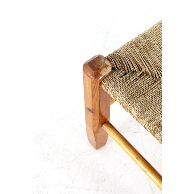 Oak Stool, Netherlands, 1960s For Sale - Image 9 of 12
