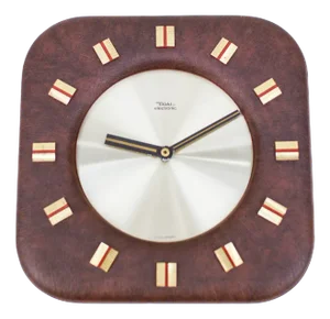 Space Age German Wall Clock from Diehl Electronic, 1970s