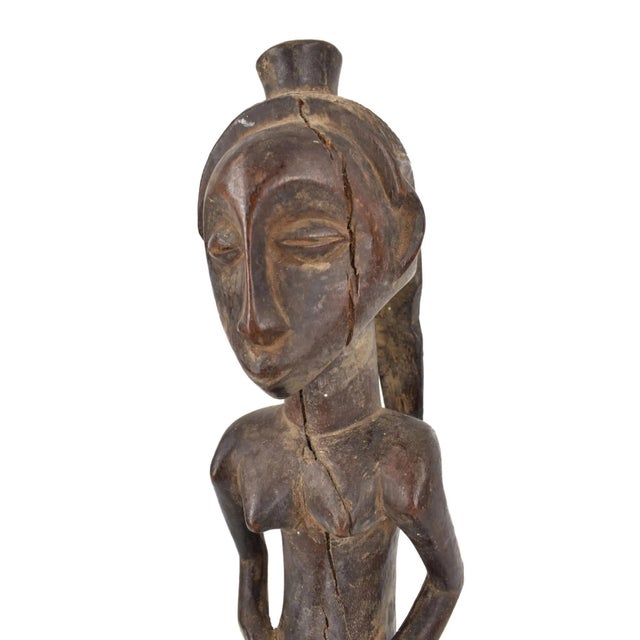African Early 20th Century Tabwa Male Figure For Sale - Image 3 of 7