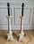 1960s 1960s Exceptional Pair of Italian Hand-Carved Alabaster Neoclassical Column Table Lamps – Newly Rewired For Sale - Image 5 of 10