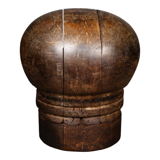 Antique Millinery Puzzle Block Hat Form c.1890-1920 For Sale
