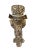 Vintage Large African Tribal Beaded Kuba Royal Head Mask/Helmet Sculpture Congo 11" H For Sale - Image 9 of 12