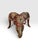 Vintage Tibetan Kapala-Style Decorated Ram Skull With Repoussé Metal & Skull Motifs For Sale - Image 4 of 11