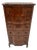 20th Century Transition Chest of Drawers in Elm and Amaranth Veneer For Sale