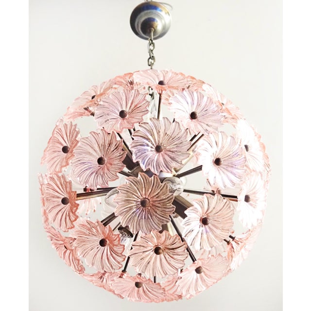 Vintage Italian Sputnik Crystal Chandelier, 1990 For Sale - Image 6 of 14